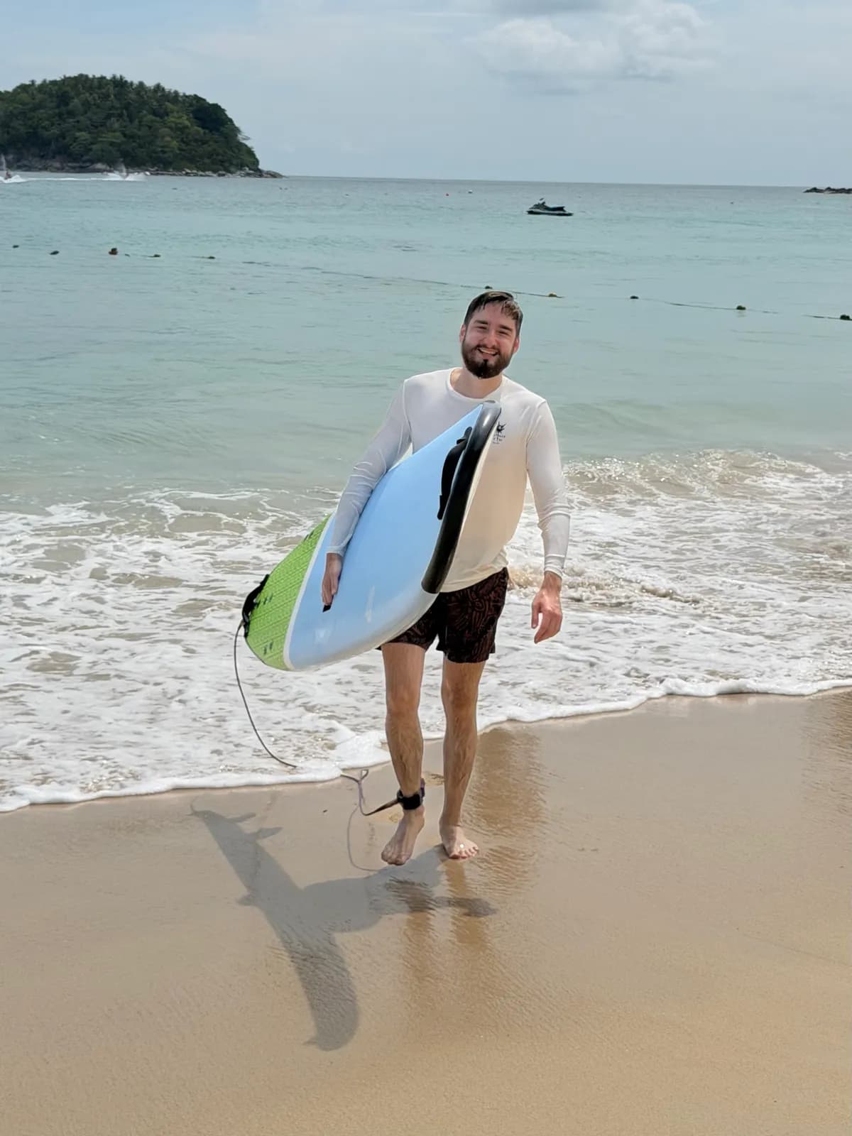 Surfing in Thailand
